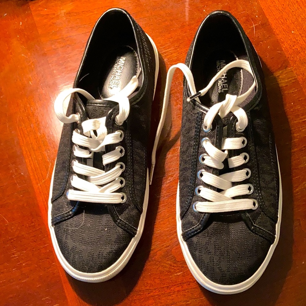 Michael Kors black sneakers